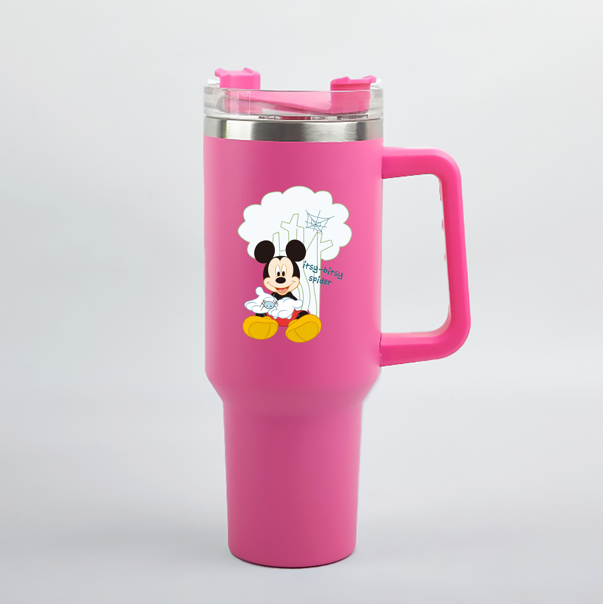 （画像用） ミッキーマウス Mickey Mouse 1200mL車用タンブラー（カラープリント）